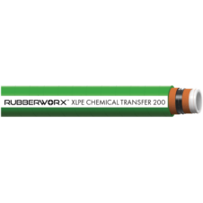 Industrial Chemical Transfer Hose - Heavy-Duty XLPE Suction and Discharge, Ozone Resistant Cover, 0.75in ID, 1.26in OD, 200psi