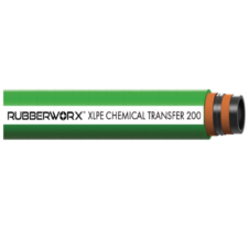 Heavy-Duty XLPE Chemical Suction & Discharge Hose -  XLPE Tube, Textile Reinforcement, Steel Helix - 0.75" ID, 1.26" OD, 200 PSI - Ag & Industrial Use - Ozone Resistant Cover - 40°F to 250°F