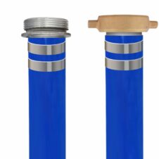 Blue PVC Discharge Hoses - Pin Lug