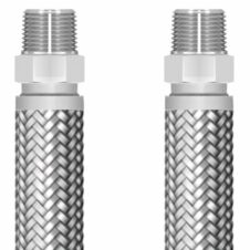 Premade Stainless Steel Hoses - Male NPT